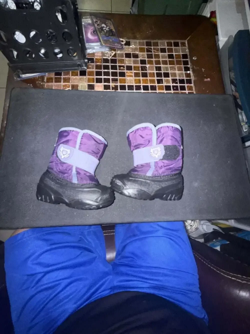 Kamik Snowbug Winter Snow Boots for Toddlers in Purple